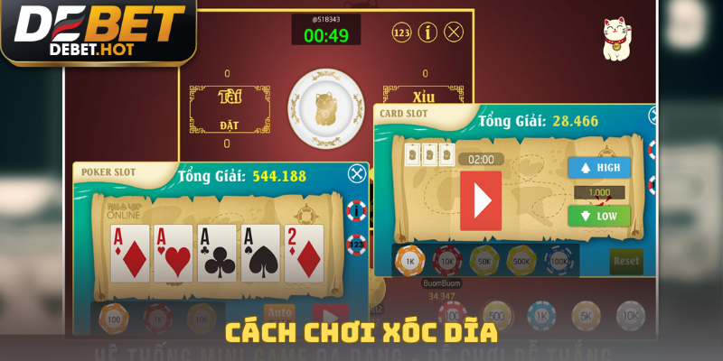 Cách chơi xóc đĩa
